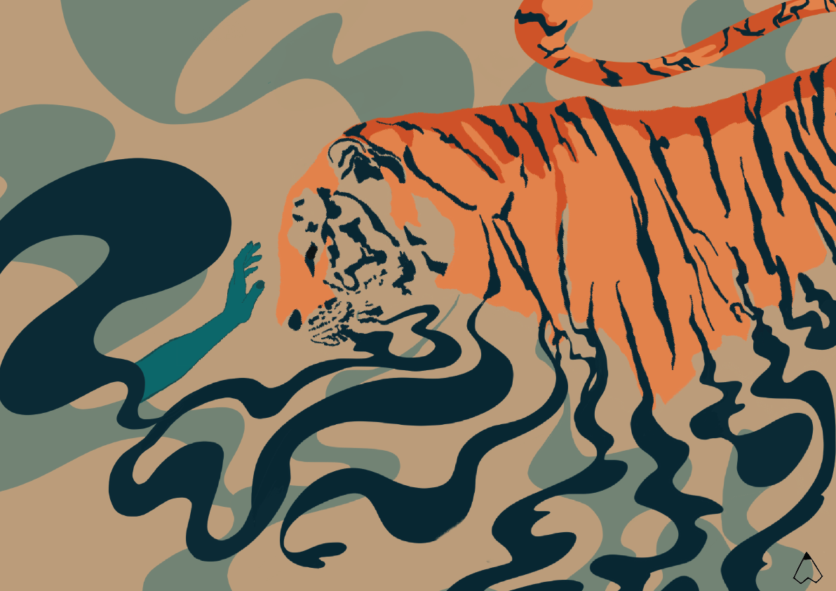 Tiger-animal-illustration-Ishtha-Kapoor