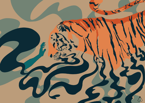 Tiger-animal-illustration-Ishtha-Kapoor